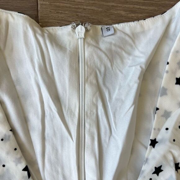 Superdown Miley Twist Front Dress Size S in Black & White - Picture 4 of 6